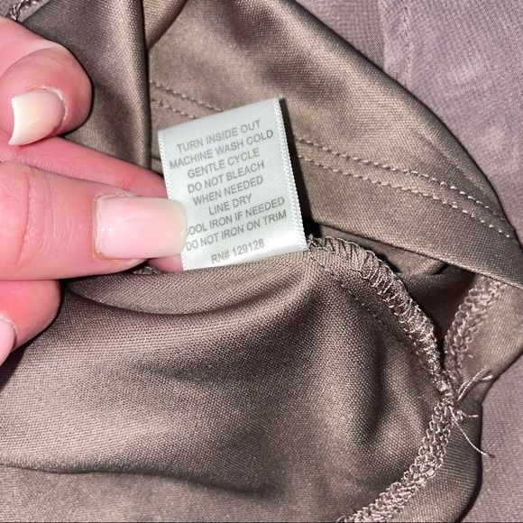 RnB A-Line Sleeveless Knee - Length Summer Tan Dress for Women SZ SM - Picture 10 of 11